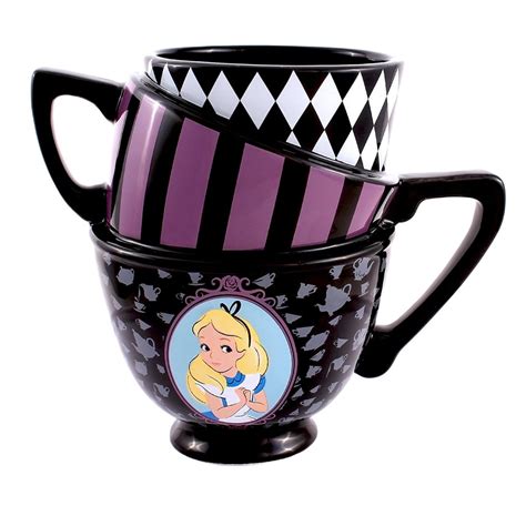 Disneys Alice In Wonderland Sculpted Mug Amazons New And