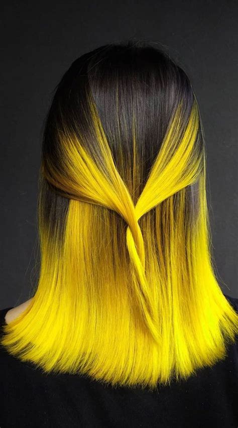 25 Creative Hair Colour Ideas To Inspire You Brunette To Bright Yellow