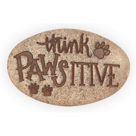 Think Pawsitive Decorative Stone Wayfair