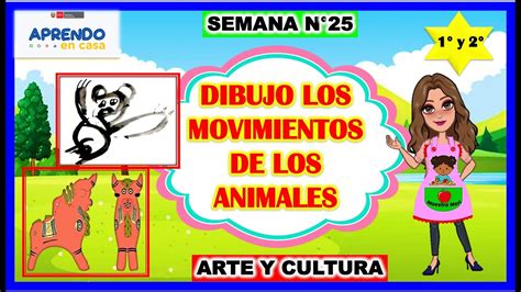 Dibujo Los Movimientos De Los Animales Aprendo En Casa 1° Y 2° 22