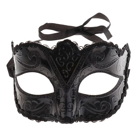 1pcs sexy ladies masquerade ball mask venetian party eye mask lace up new black carnival fancy