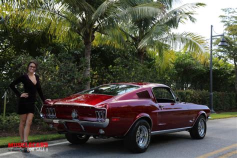 1968 Ford Mustang Candy Apple Red Fastback For Sale In Fort Myers