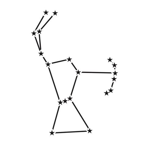 300 Orion Constellation Vector Stock Illustrations Royalty Free