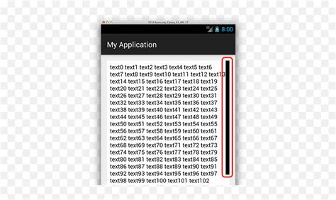 Android Webview Scrollbar Is A Black Position Absolute Pngscroll Bar