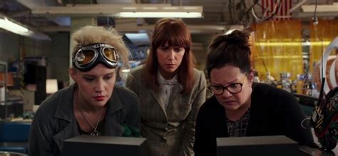 New Ghostbusters Trailer Kristen Wiig Gets Slimed While Melissa