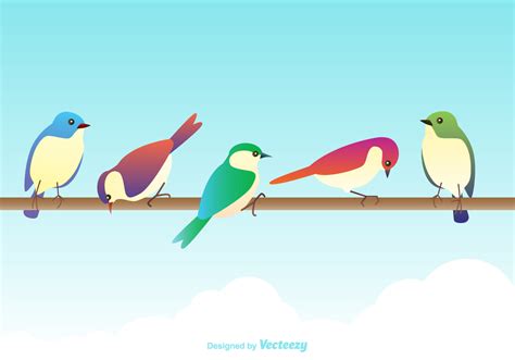 Free Vector Colorful Birds 117994 Vector Art At Vecteezy
