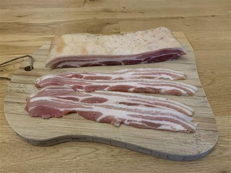 Homemade Dry Cured And Cold Smoked Bacon Smoked Bacon Bacon Food
