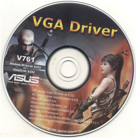 Sleek design and light weight helps to bring people improve the visual effects bring lifelike images, making it more attractive to users when watching movies, playing games. Driver CD - Asus VGA Drivers v761 : Free Download, Borrow ...