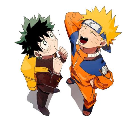 Naruto E Boku No Hero Semelhanças Boku No Hero Academia Amino