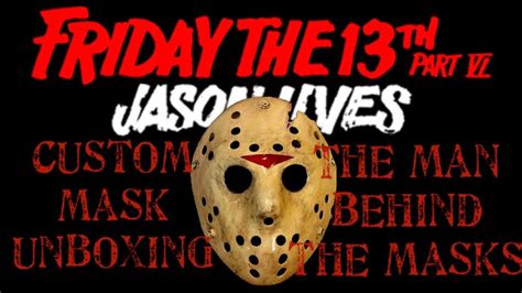 FRIDAY THE 13TH PART 6 JASON LIVES JASON VOORHEES CUSTOM MASK UNBOXING