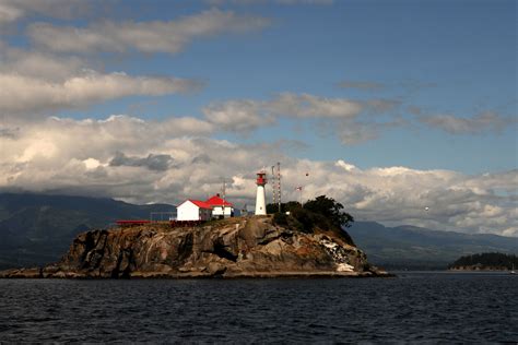 Chrome Island British Columbia Island Lighthouse Island British