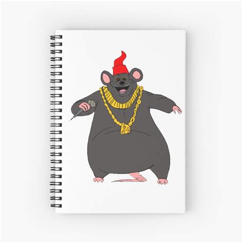 Biggie Cheese Spiral Notebook By Ferates Redbubble