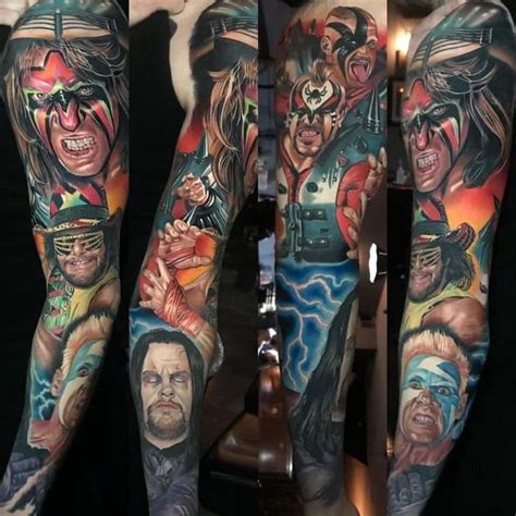 Wwe Tattoos Designs