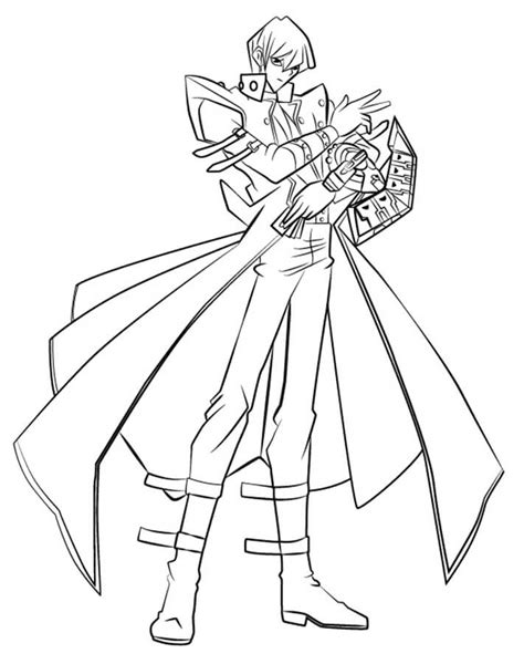 Seto Kaiba Yugioh Coloring Page Free Printable Coloring Pages