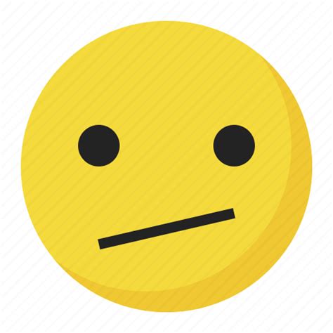 Boring Face Emoji Emotion Icon Download On Iconfinder