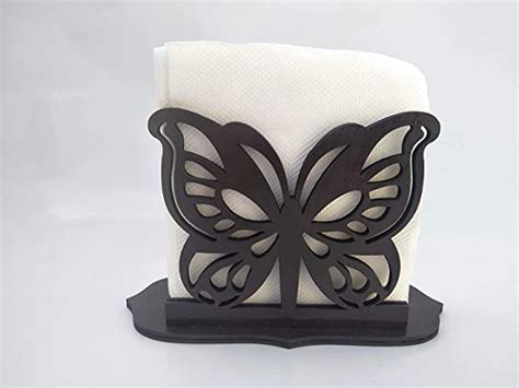 Buy Pihu Creation Wooden Butterfly Napkin Holder For Dining Table