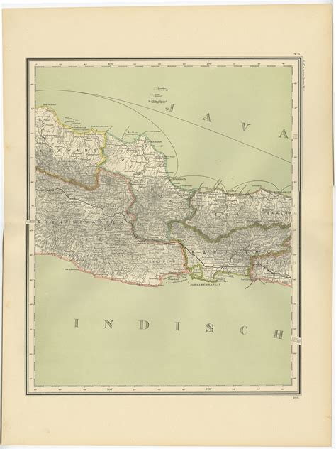 Antique Map Of West Java By Dornseiffen 1900