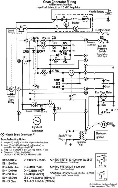 Onan Generator Start Stop Wiring Diagram