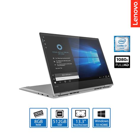 Lenovo Yoga C640 133 Convertible Laptop Intel Core I7 10510u 8gb Ram