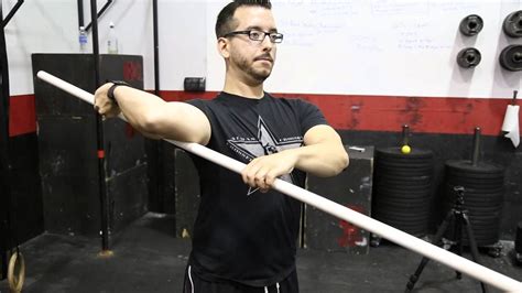 Albany Ny Crossfit Mobility Demo Pvc Rotator Cuff Stretch Youtube