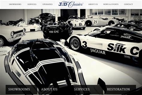 jd classics new web site client news creative digital solutions racecar
