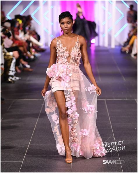 District Of Fashion Runway Show 2019 Didomenico Design Sheer Floral