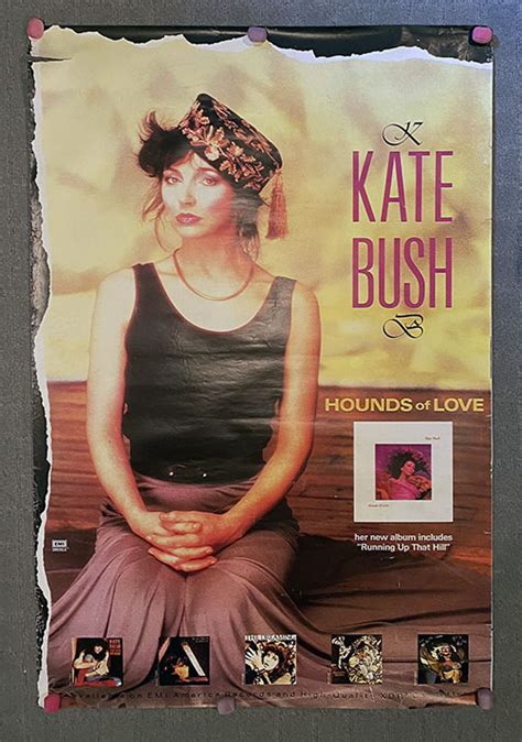 Kate Bush Hounds Of Love Original Promo Poster Jumbo Ebay