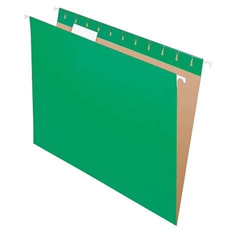 Pendaflex Recycled Hanging File Folders 15 Tab Letter Size Bright