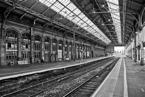 Free Images Black And White Track Railway Interior Line Vehicle Train Station Platform