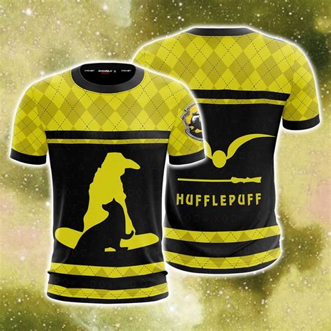 Hufflepuff Quidditch Team Harry Potter New Collection Unisex 3d T Shirt