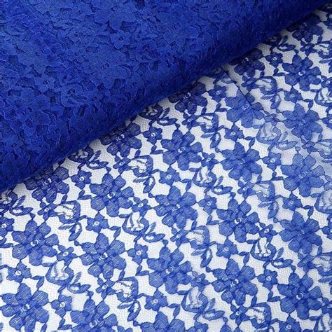 54x15 Yards Royal Blue Lace Fabric Bolt Fabric Bolts Royal Blue
