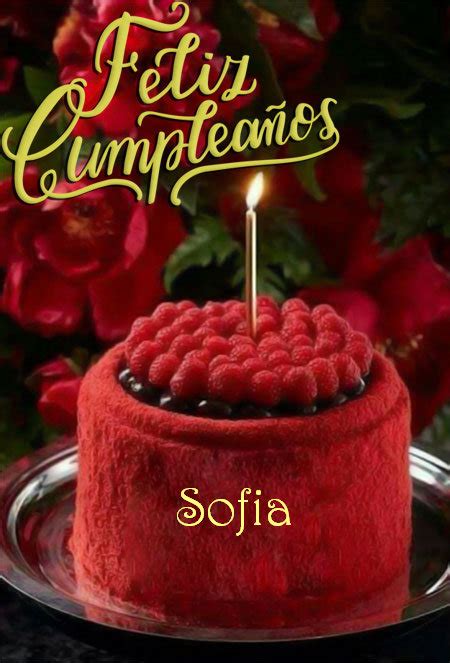 Feliz Cumpleaños Sofia Tarjetas De Felicitaciones E Imágenes Feliz