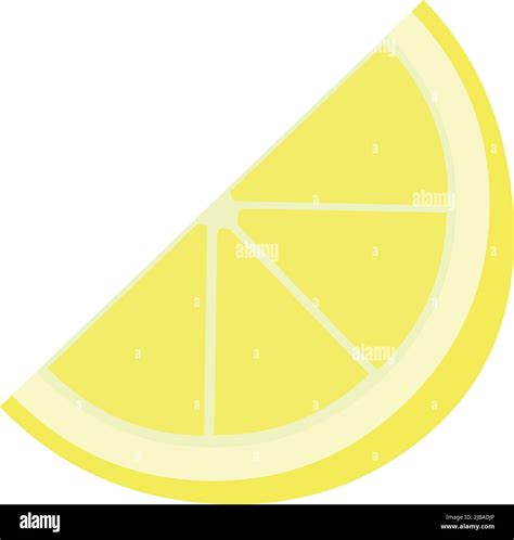Vector Illustration Of A Lemon Wedge Stock Vector Image And Art Alamy