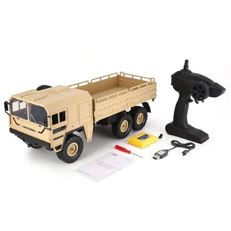 Jjrc Q64 116 24g 6wd Rc Car Military Truck Off Road Rock Crawler Rtr