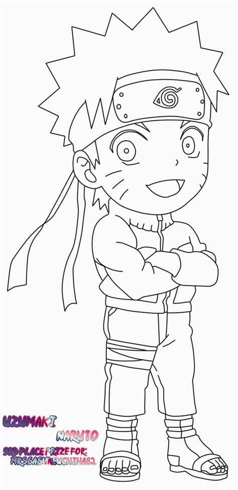 Cute Naruto Coloring Pages Naruto Chibi Coloring Pages High Quality
