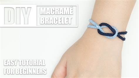 Square Knot Macrame Bracelet YouTube