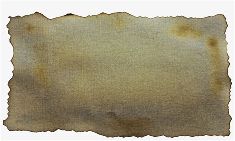 Burnt Parchment Paper Png Vector Free Old Paper Texture No Background