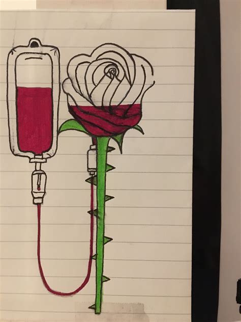 Pin By Julie Field On Meine Zeichnungen Nachgemalte Flower Drawing