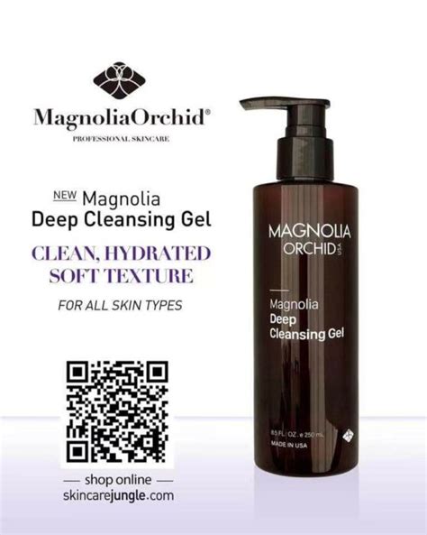 Magnolia Deep Cleansing Gel Magnolia Orchid Skincare Jungle