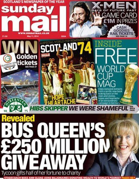Bbc News The Front Pages Of Scotlands Newspapers