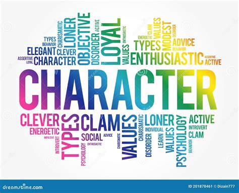 Character Word Stock Illustrations 103195 Character Word Stock