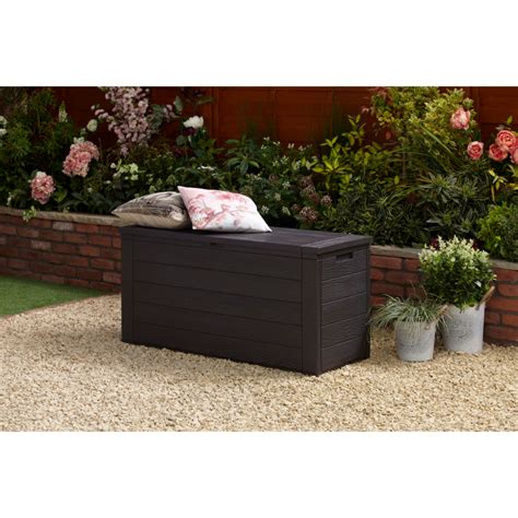 300 Litre Cushion Box Patio Cushions Cushions Garden Storage