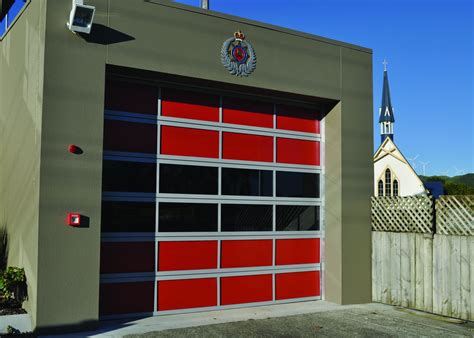 Industrial Panoramic Fire Station Doors Nu Style Door Company