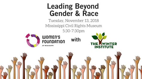 Consider This Leading Beyond Gender And Race Womens Foundation Of Mississippi