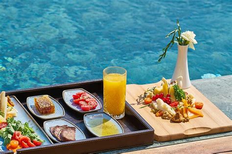 Breakfast Food Pool Hotel Resort Diet Healthy Orange Juice