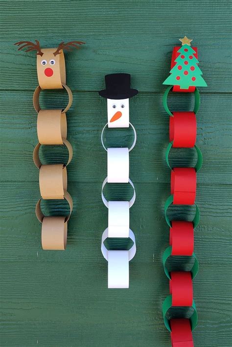 Christmas Countdown Craft Kit Paper Chain Advent Calendar Etsy In