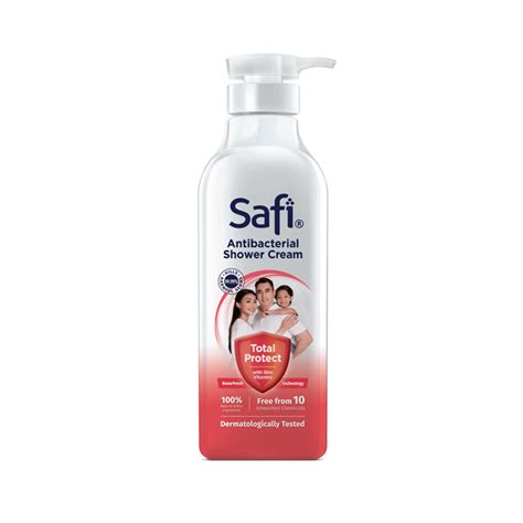 Safi perfumed talcum with safi balqis oxywhite talcum (orange). SAFI Antibacterial Shower Cream Total Protect - Safi