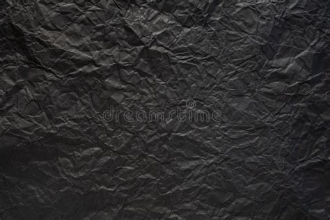 Black Crumpled Paper Texture Background Stock Photo Image Of Crumpled
