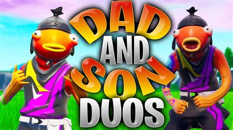 Dad And Son Duos In Fortnite Battle Royale Dad Playing Fortnite With