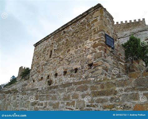 Fortress In Sudak Stock Photo Image Of Castle Ruins 34103732